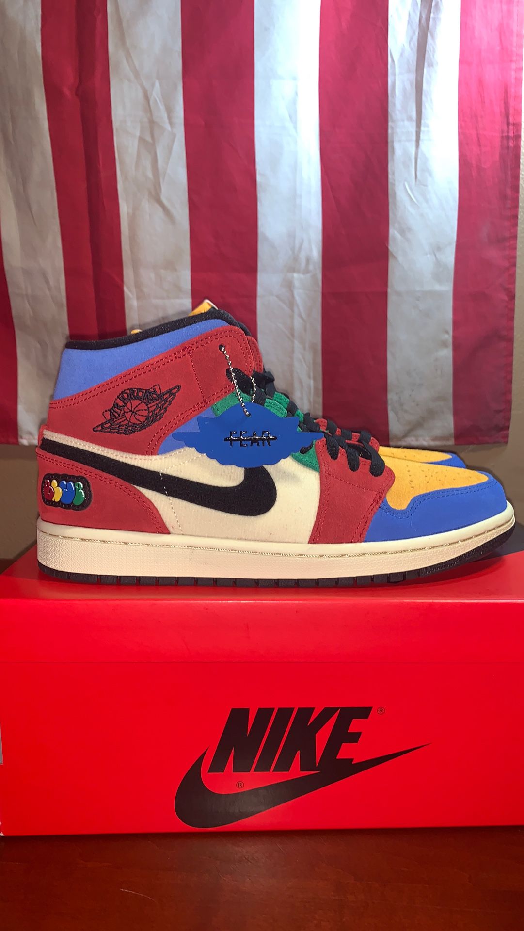 NIKE AIR JORDAN 1 MID SE FRLS NA “BLUE THE GREAT” LIMITED EXCLUSIVE