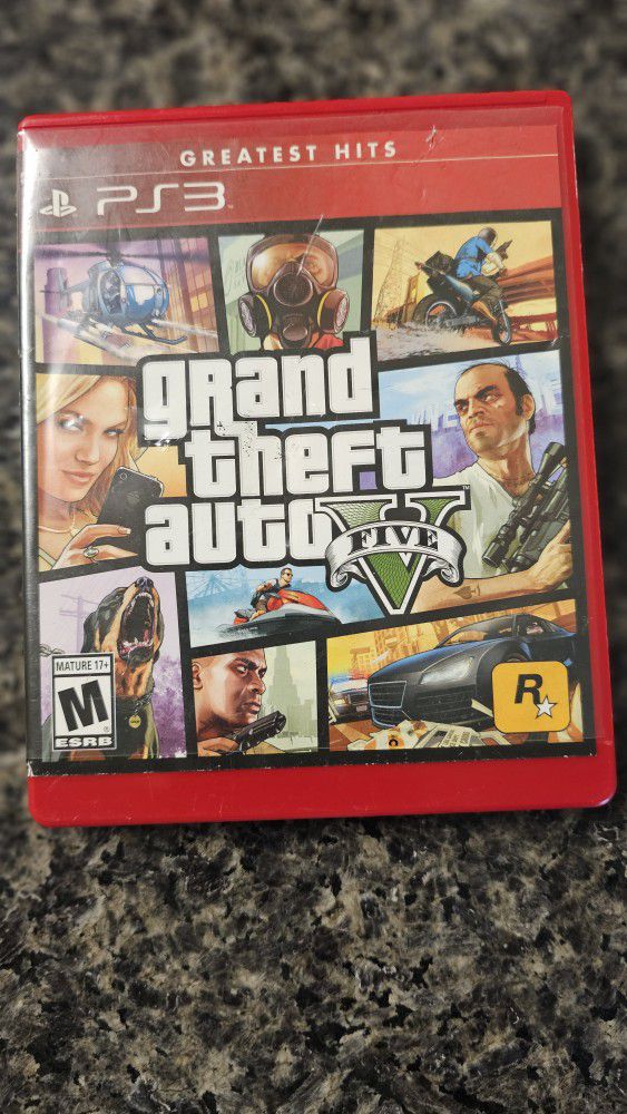 PS3 GRAND THEFT AUTO 5 AND BATTLEFIELD 3 DISK