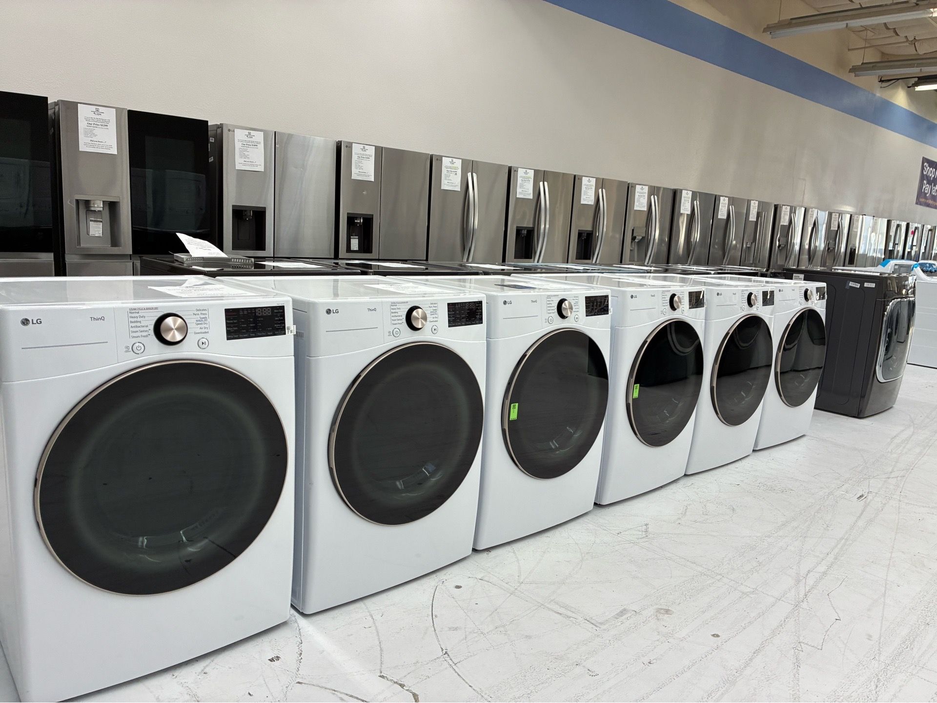 LIMITED DEAL!50% OFF SAVE$650 stackable front load gas dryer with steam