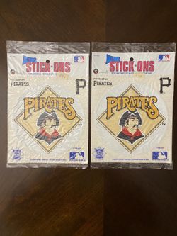 All Star Stick-Ons, Pittsburgh Pirates 1989 MLB, SEALED/NEW in Original Packaging!!