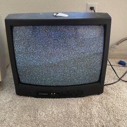 Old Tv  And VHS Player