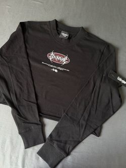Civilregime Black Graphic Long Sleeve Shirt S