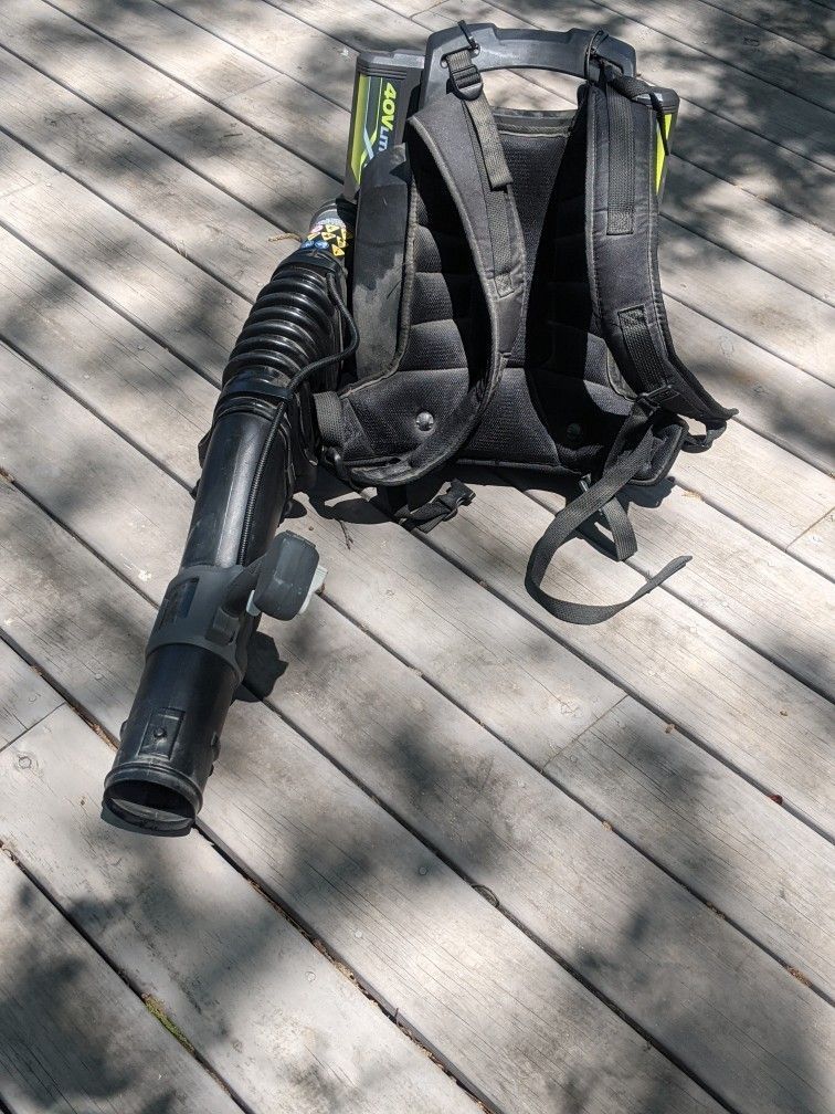 Ryobi 40V 625 CFM Backpack Blower *Batteries Not Included*