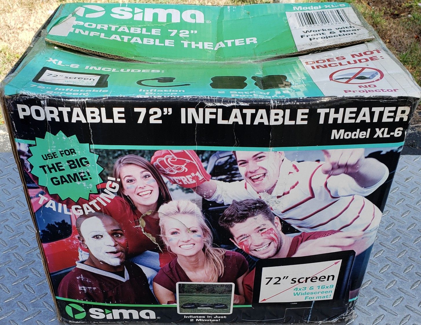 Sima Portable 72" Inflatable Theater XL-6