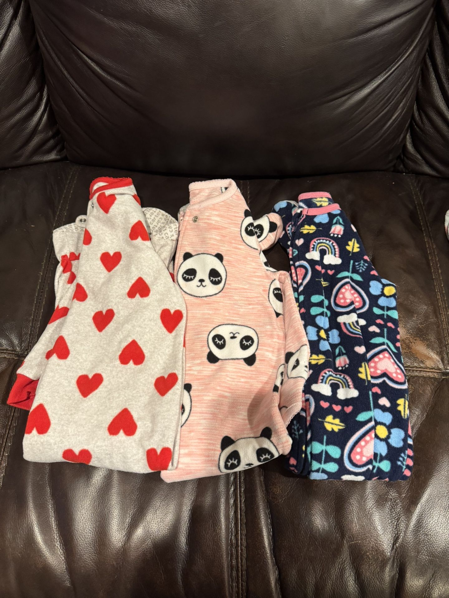 Size 2t Fleece Footie Pjs 