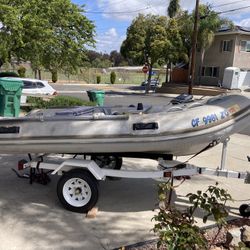 2017 Zodiac RIB With Trailer 