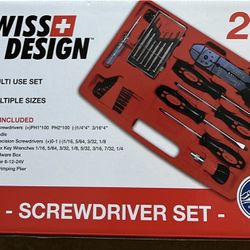 Screwdriver Set - 22  Pcs - Swiss Design