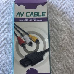 AV Cable For Nintendo Gamecube, Nintendo 64, super NES