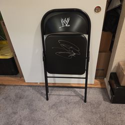 Big Show Autographed WWE Steel Chair