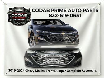 2019-2024 Chevy Malibu Front Bumper Cover – Aftermarket Direct Replacement