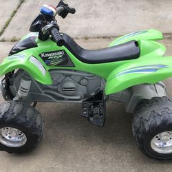 Trade for something   —Power Wheels  Kawasaki Green 4 Wheeler