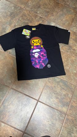 Purple camo baby monkey Bape tee