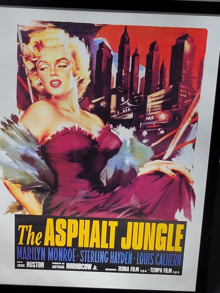 Marilyn Monroe Movie Poster Framed $45.00