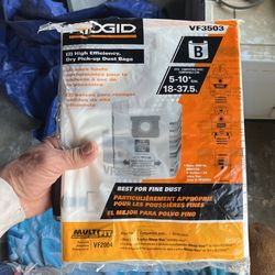 Ridgid Shop Vac Bags