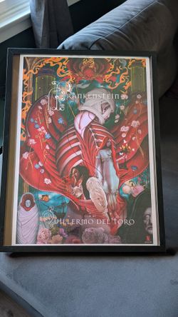 Guillermo Del Toro's Frankenstein Art poster by James Jean