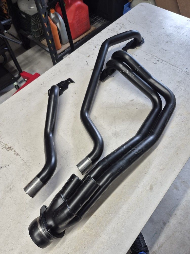 S10 Sonoma Sbc Long Tube Headers. V8 Swap 2wd
