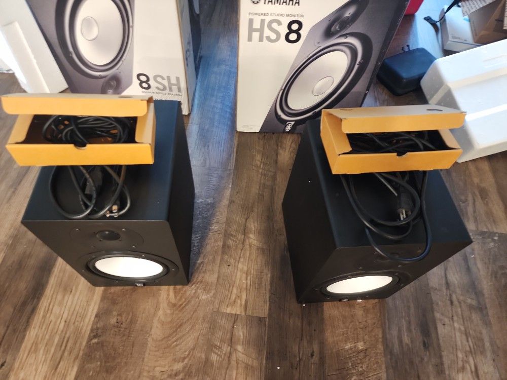 Yamaha HS 8 Power Studio Monitors $500 Or Best Offer