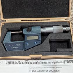 Mitutoyo Digimatic Outside Micrometer