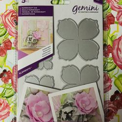 Beautiful 5pc 3D Hydrangea Flower Dies For Cards, Scrapbooking & MORE