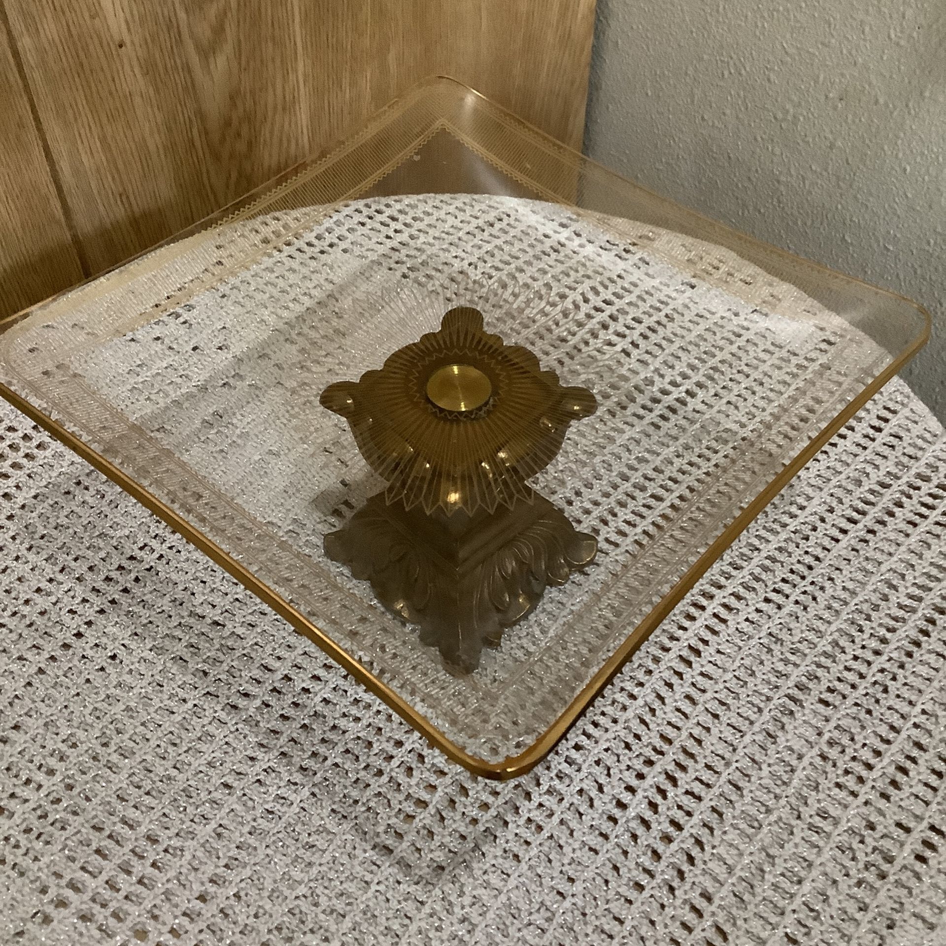 MCM Hollywood Regency gold gilt bowl