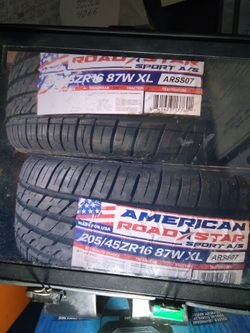 TIRE 205 45 16 each Installed ELMOFLES