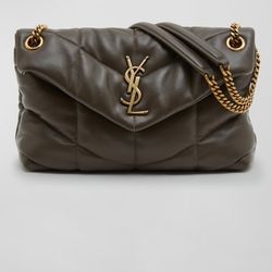 NWT Lou Puffer Small YSL Shoulder Bag in Quilted Leather  Brand-New Box |