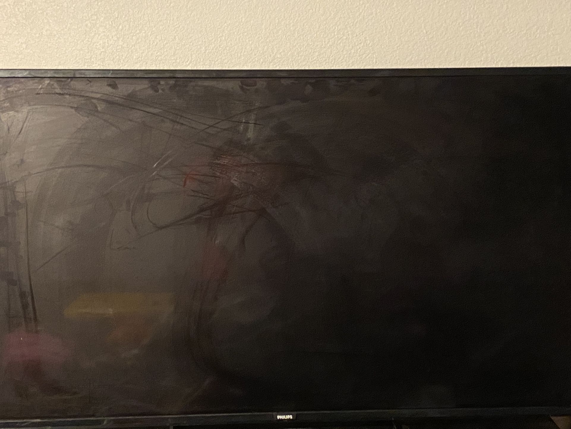 50 inch Phillips Smart Tv with Tv Stand Attached ( No Remote) *will negotiate*