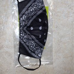 Bandana Print Face Mask