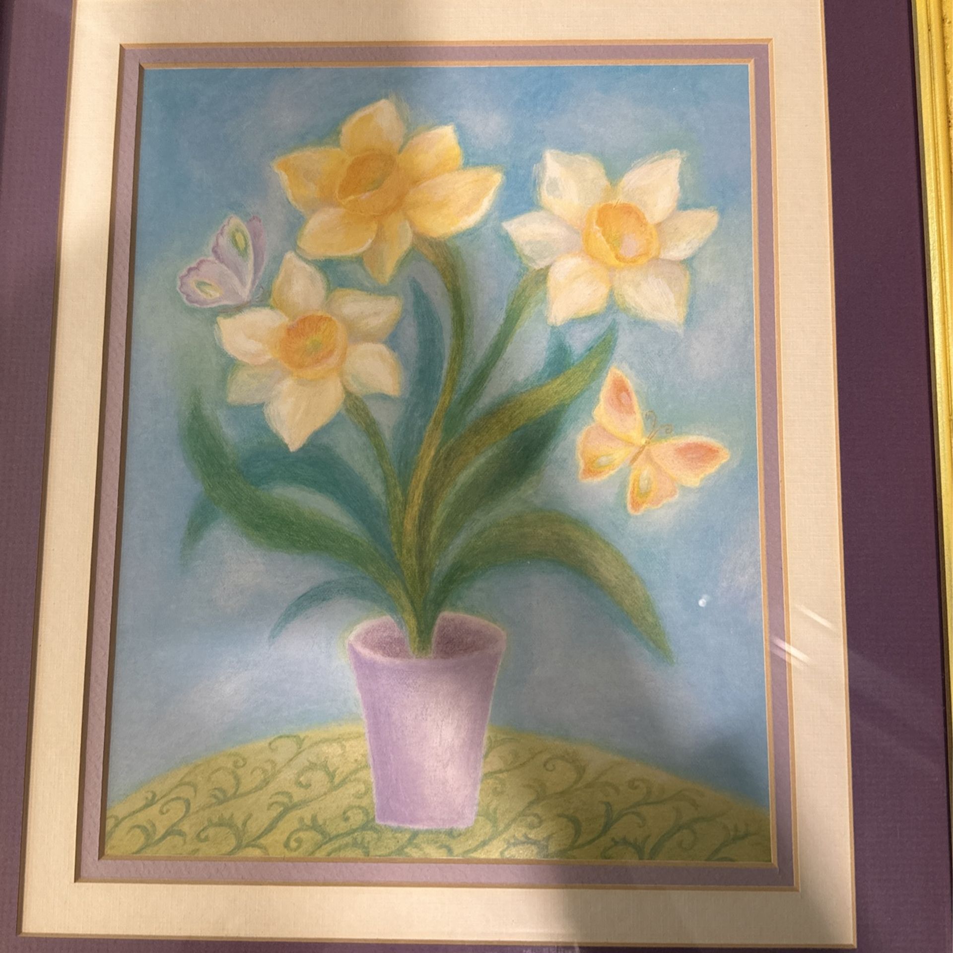 Nicely Framed Floral Print