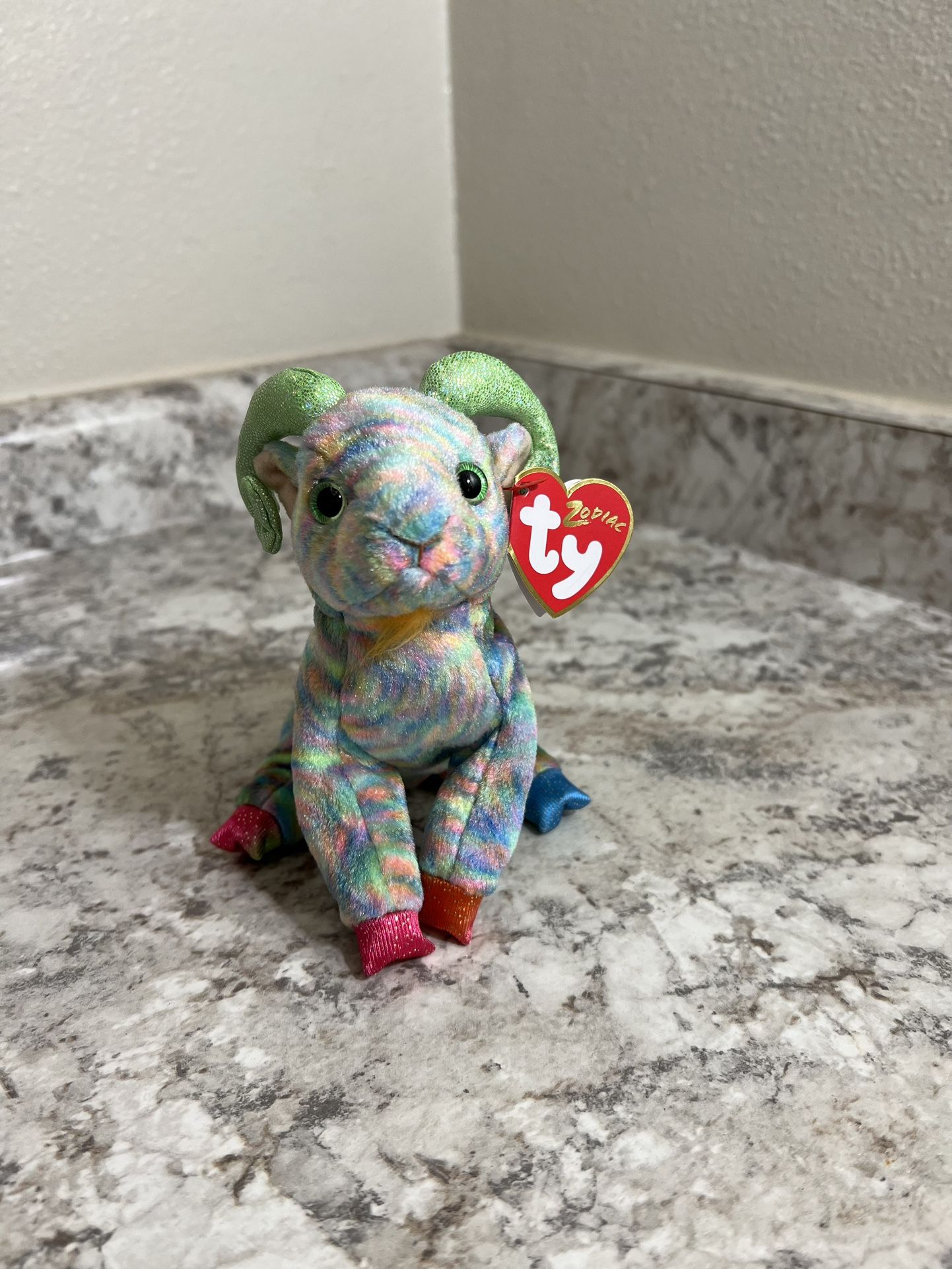 Zodiac Goat Beanie Babies Collection TY