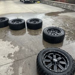 33” tires and rims for 1,600 or best price all 5 