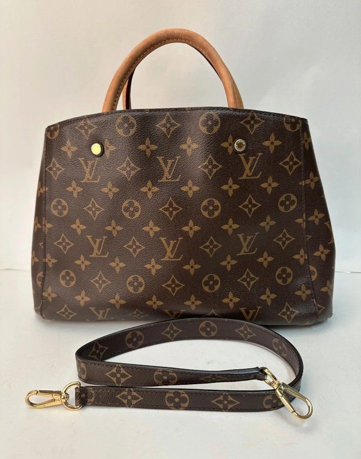 LV Montaigne Handbag Monogram Canvas