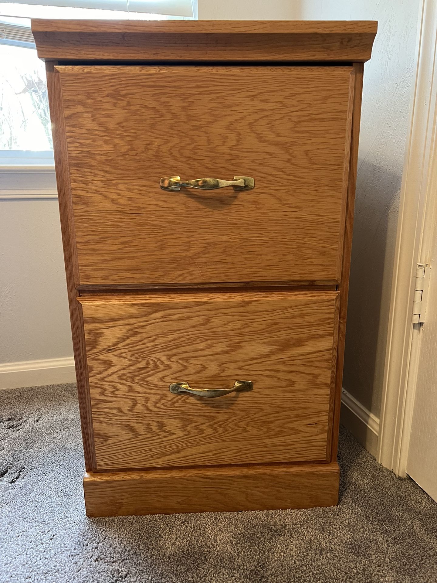 Wood File Cabinet