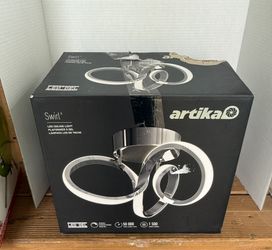 New Swirl LED flush mount