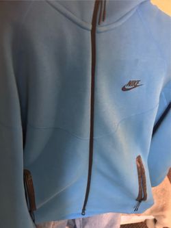 Nike tech,blue zip up ,size large