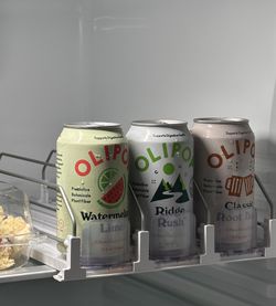3 Fridge Can Organizer Dispenser (Adjustable Drink Holder Rack)