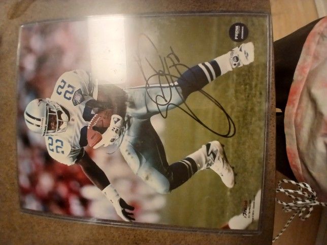 Autographed Emmit Smith Photo