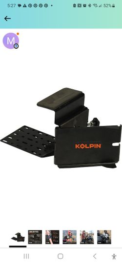 Heavy-duty, black powder coated metal Chain saw bracket 