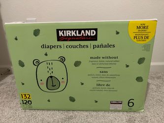 Original Kirkland Diapers Size 6