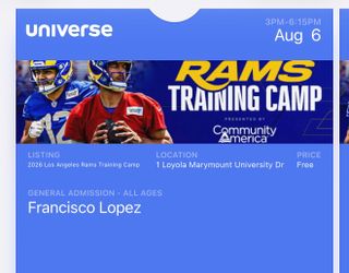 Rams training camp - today