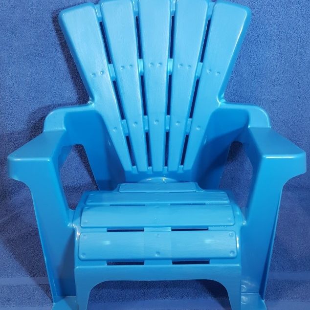 Little Tykes Indoor/Outdoor Blue Chair & Red Beach Lounge Chair (New)