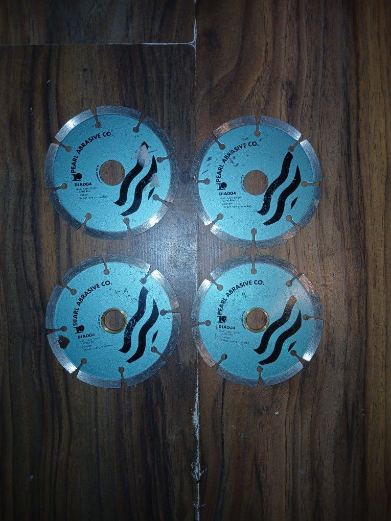 Pearl Abrasive 4-in Concrete Cutting Wheels Dia-004 $75