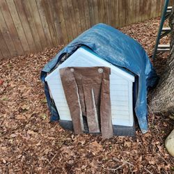 Medium Size Dog House And Cage