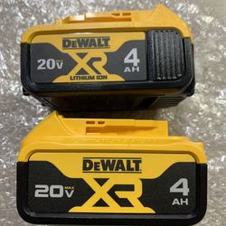 Dewalt New Battery 4ah 20v 2x $120 Nuevas 