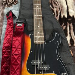 Squier precision bass & Rumble 15 Amp $375 Open On Offers
