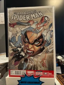 Amazing Spider-Man #3 Slott Ramos 3rd Cameo Cindy Moon Silk 2014