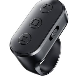 Brand: FiKavi Scrolling Ring Remote for TikTok YouTube IG Shorts Video Support Landscape Portrait, Fingertip Wireless Scroller Page Turner Clicker for