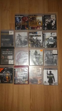 Play station3 games