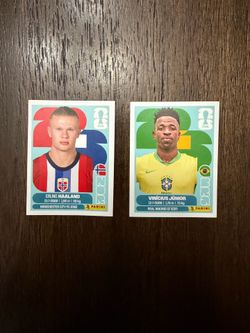 Panini World Cup 2026- Haaland and Vinicius
