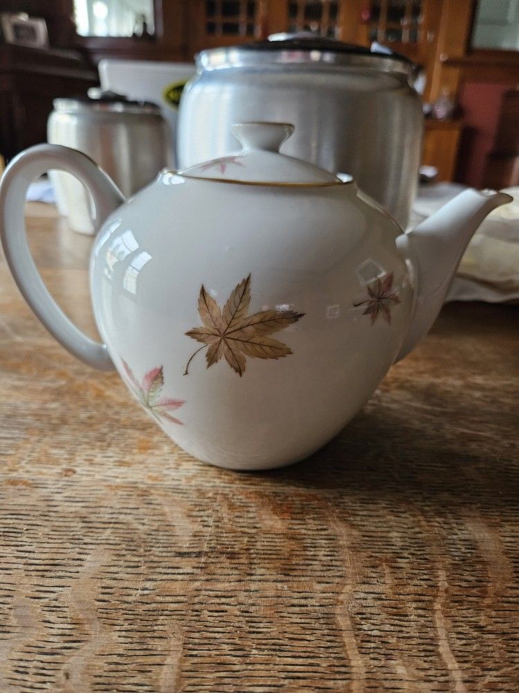 Midcentury Royal Ming Bone China Teapot